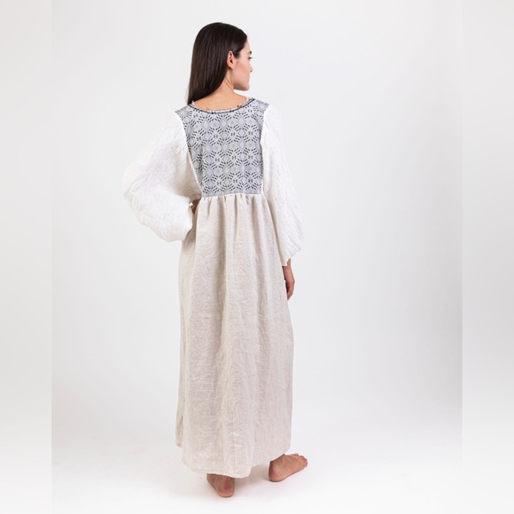 NWOT Ninaleuca Adelina natural dress - Picture 3 of 9